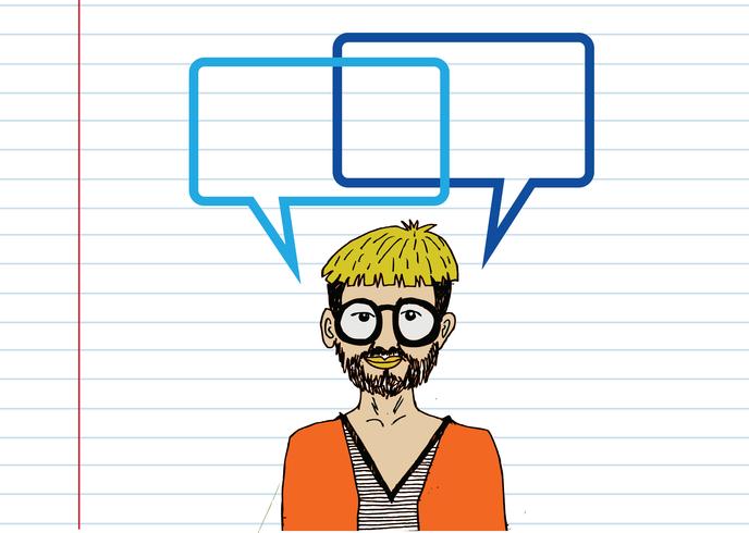 People thinking and peoples talking with dialog speech bubbles vector