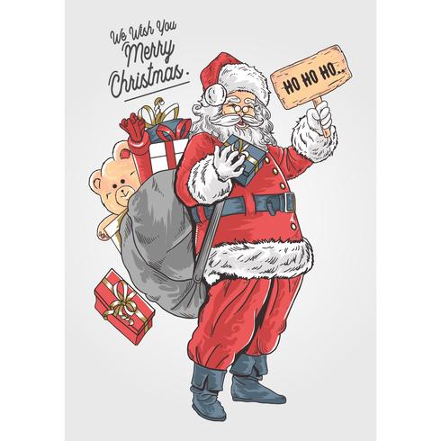 Babbo Natale Buon Natale.Babbo Natale Buon Natale Scarica Immagini Vettoriali Gratis Grafica Vettoriale E Disegno Modelli