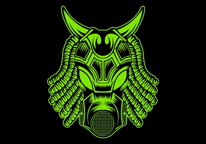 monster mask vector illustration