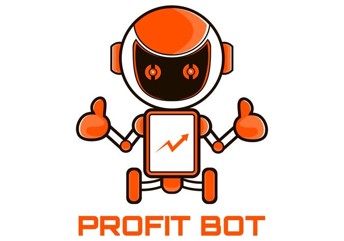 robot marketing mascot vector