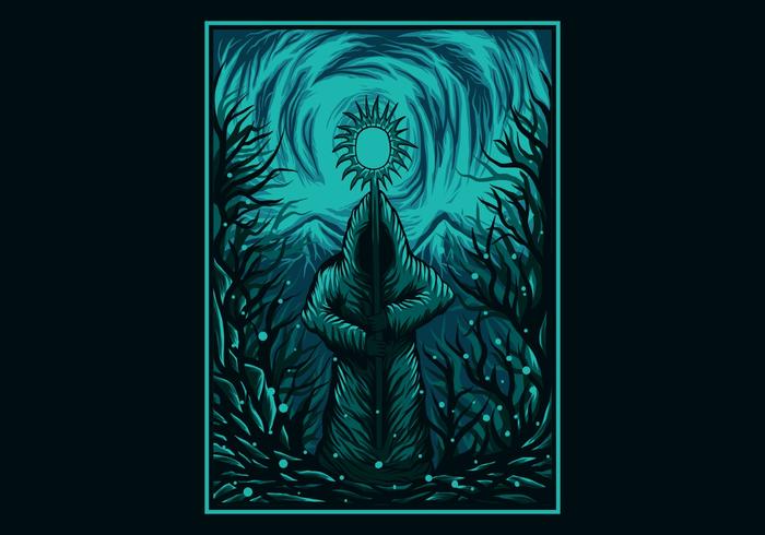 Magic Power Vector illustration