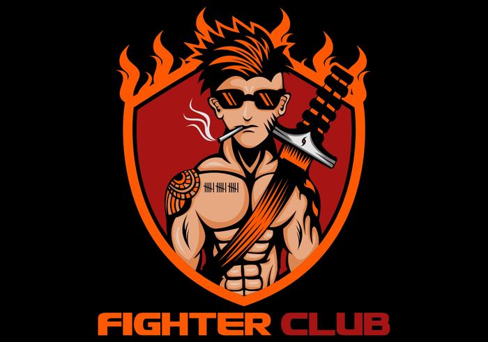 fighter club vector