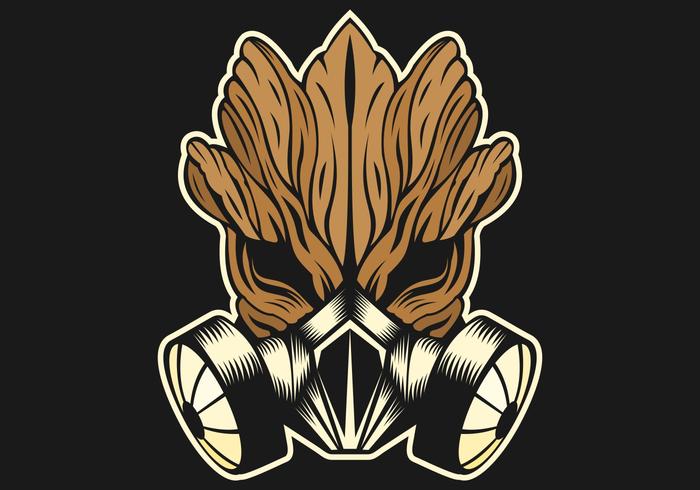 Gas  mask vector illustration