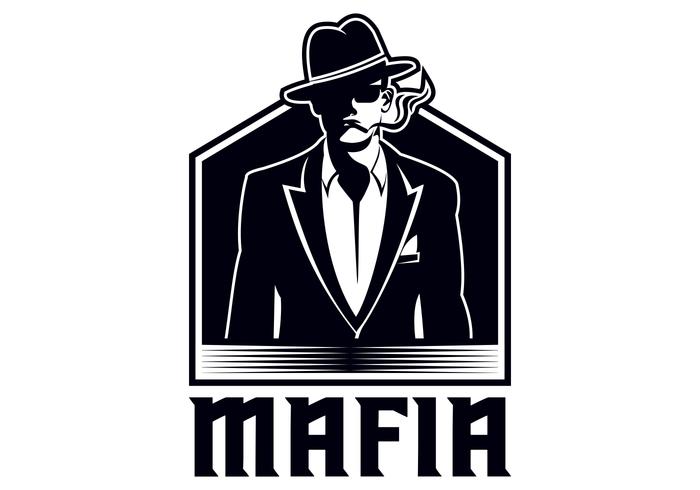 ilustración vectorial de la mafia vector