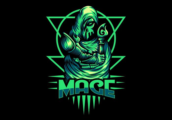 Mage Vector illustration