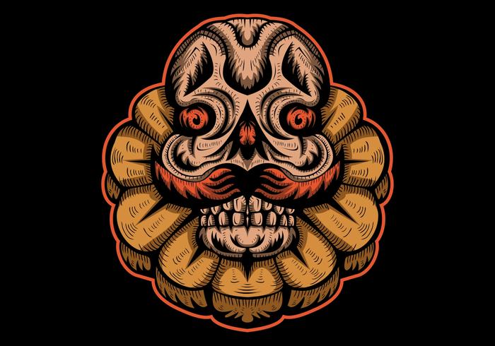 monster classic vector design illustration