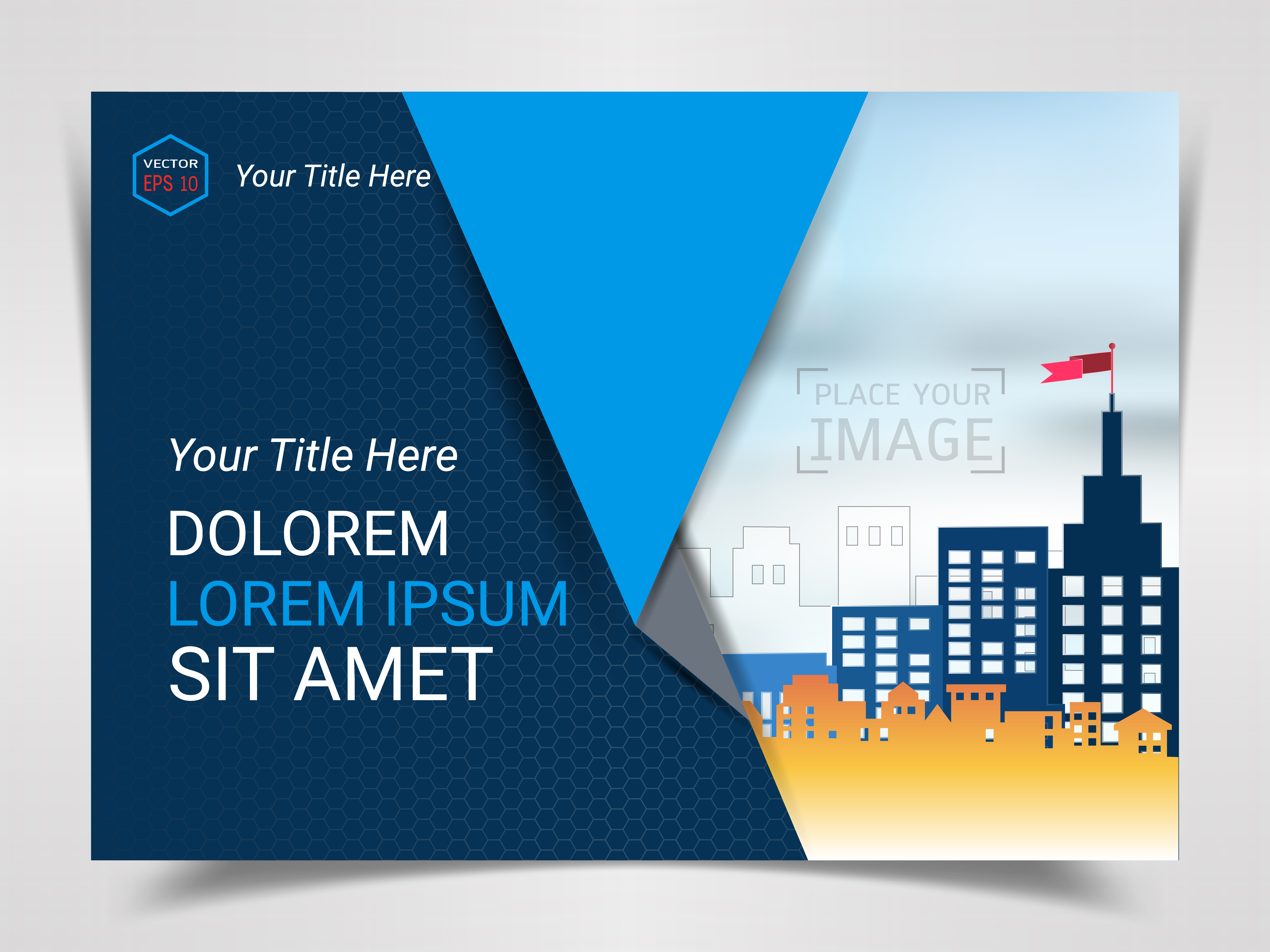 Print Advertising Ready Template A4 Size Design for Company Marketing