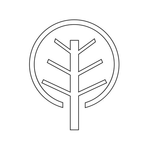 tree icon  symbol sign vector