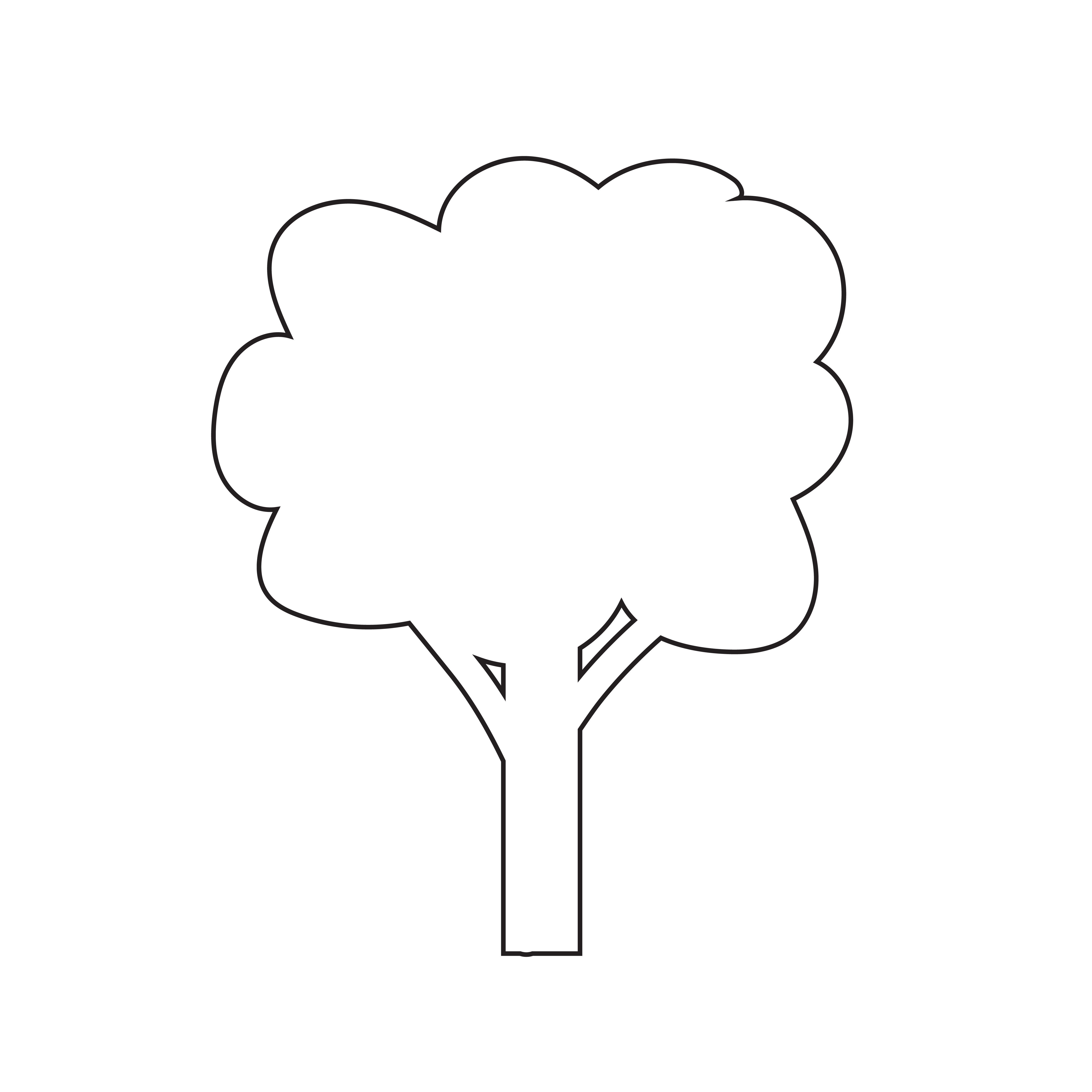 tree icon symbol sign 648582 Vector Art at Vecteezy