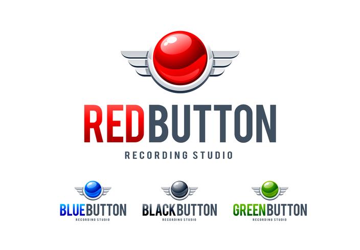 Red Button Logo vector