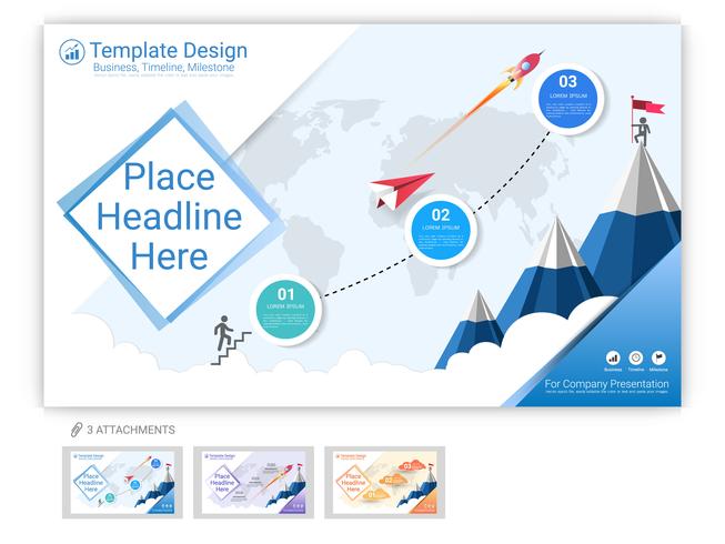 Website Template Vector Set For Web Page Design Or Company