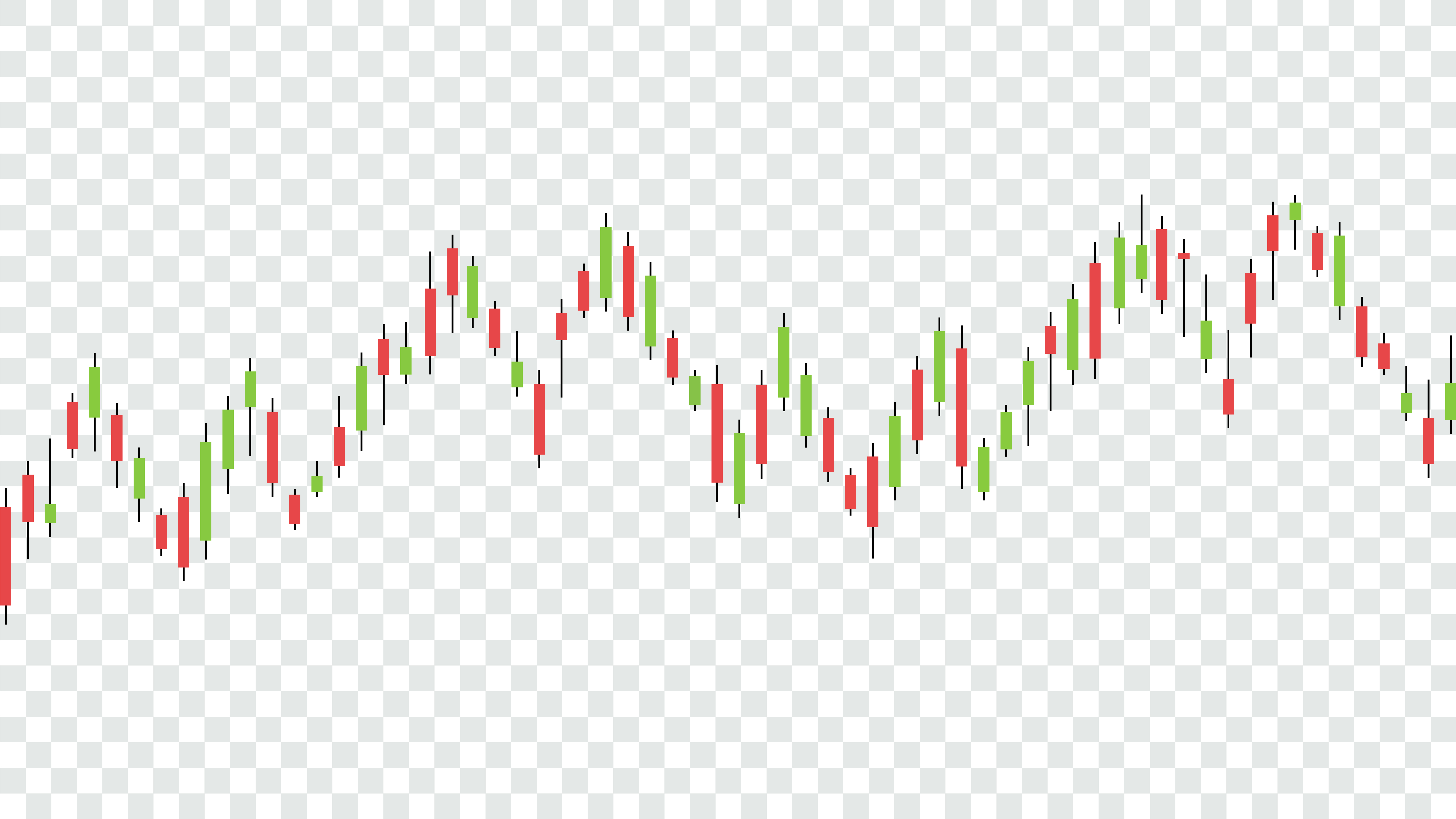 Candlestick patterns is a style of financial chart. 648772 Vector Art