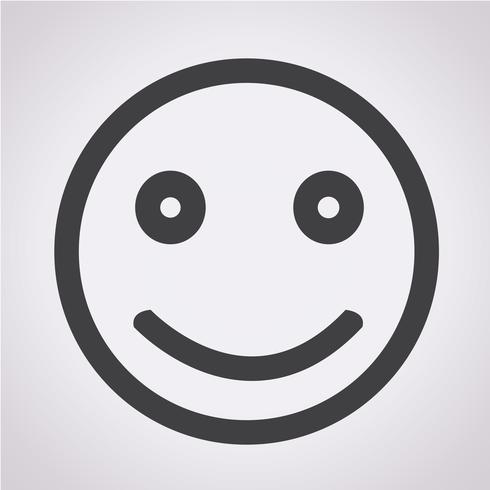 Smile Icon  symbol sign vector