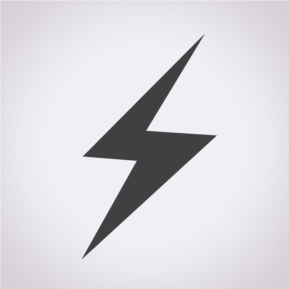 lightning icon symbol sign 648899 Vector Art at Vecteezy