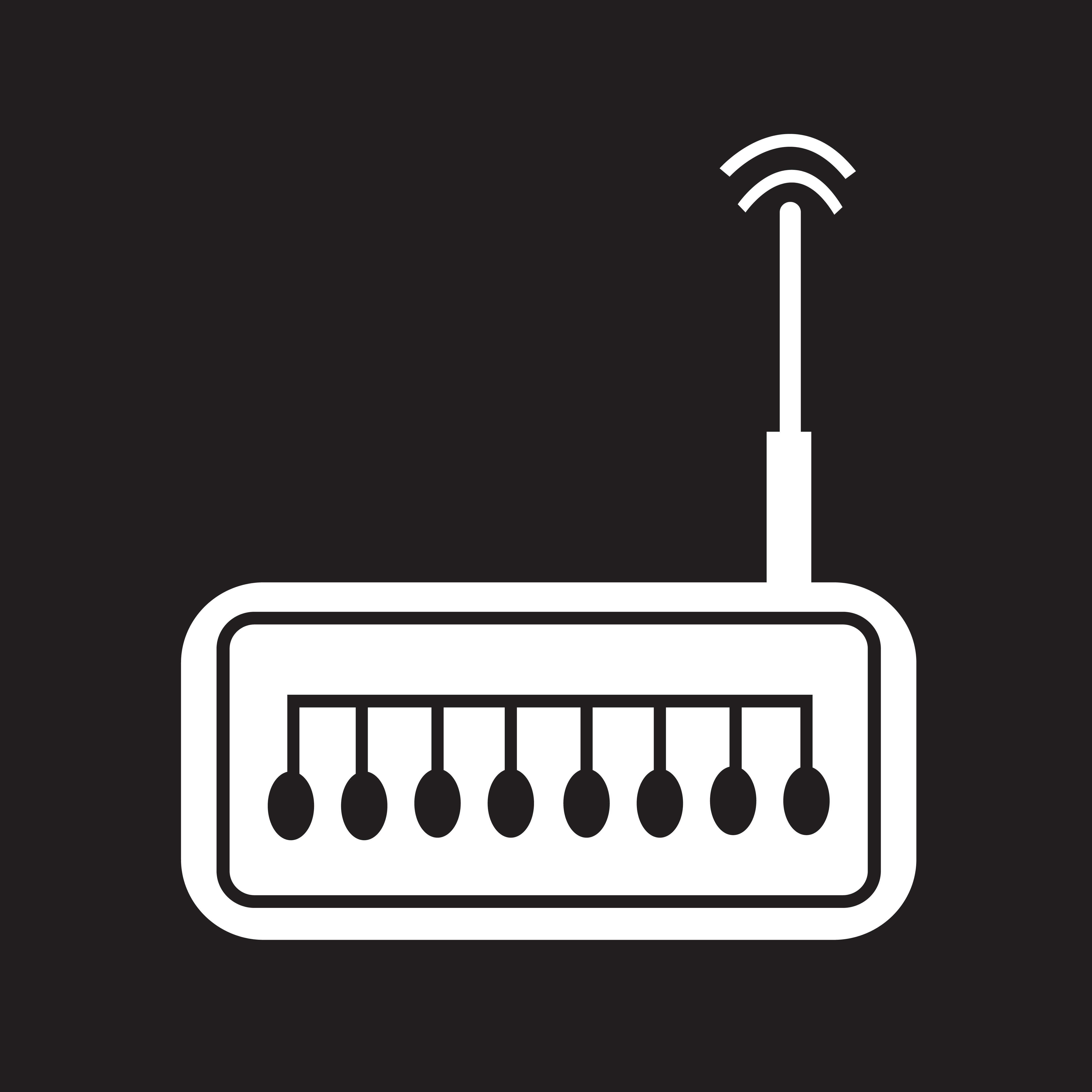 router icon symbol sign 648926 Vector Art at Vecteezy