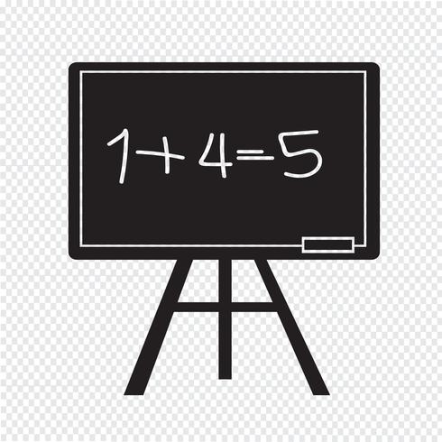 Blackboard icon  symbol sign vector