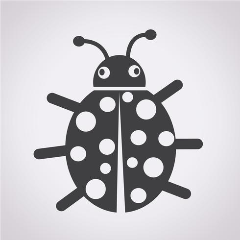 Bug icon  symbol sign vector