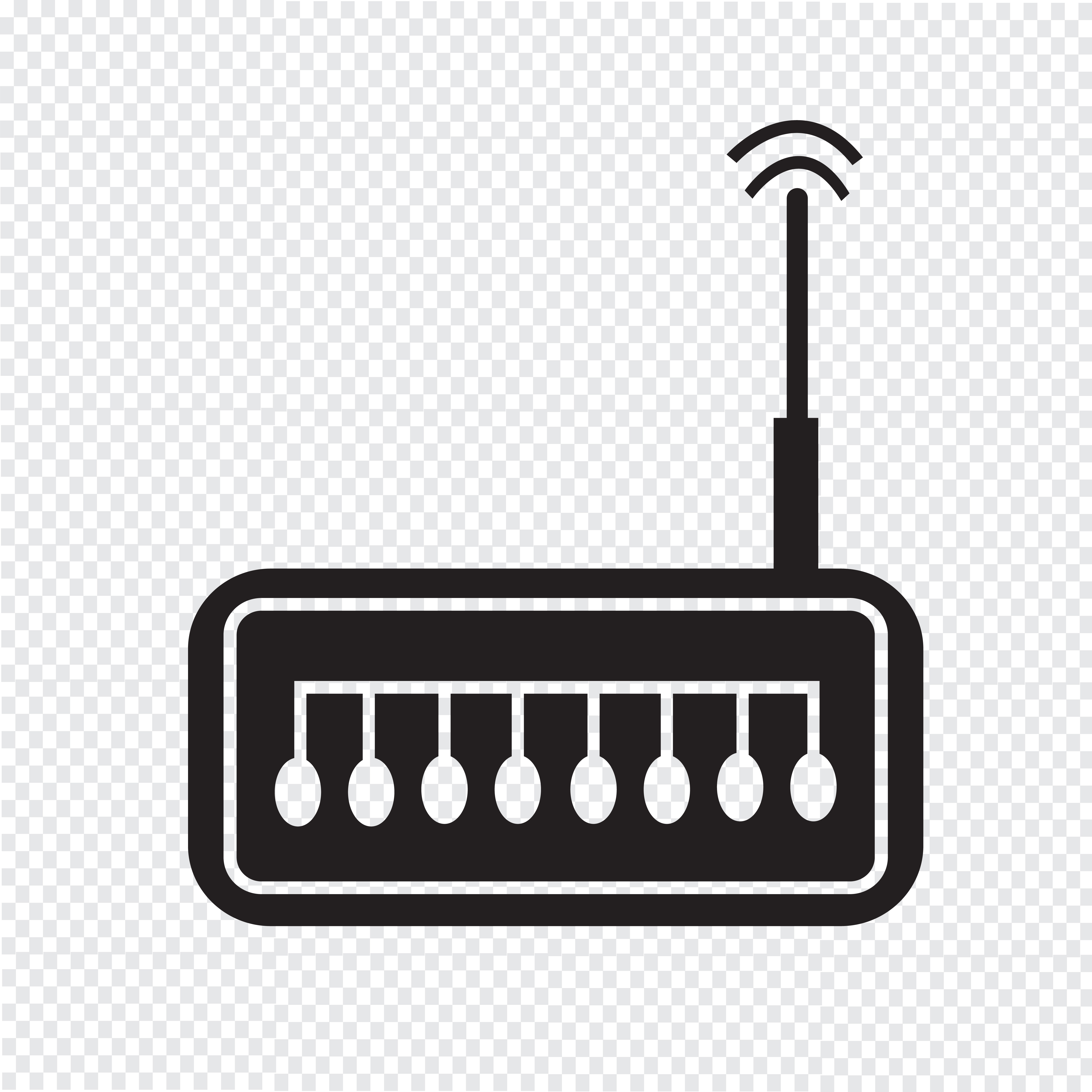router icon symbol sign 648967 Vector Art at Vecteezy