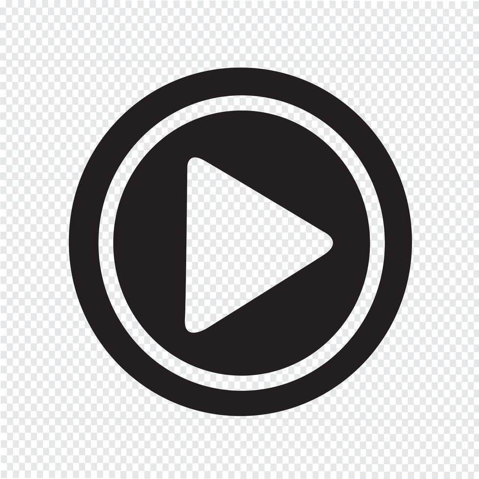 Play icon symbol sign 648977 Vector Art at Vecteezy
