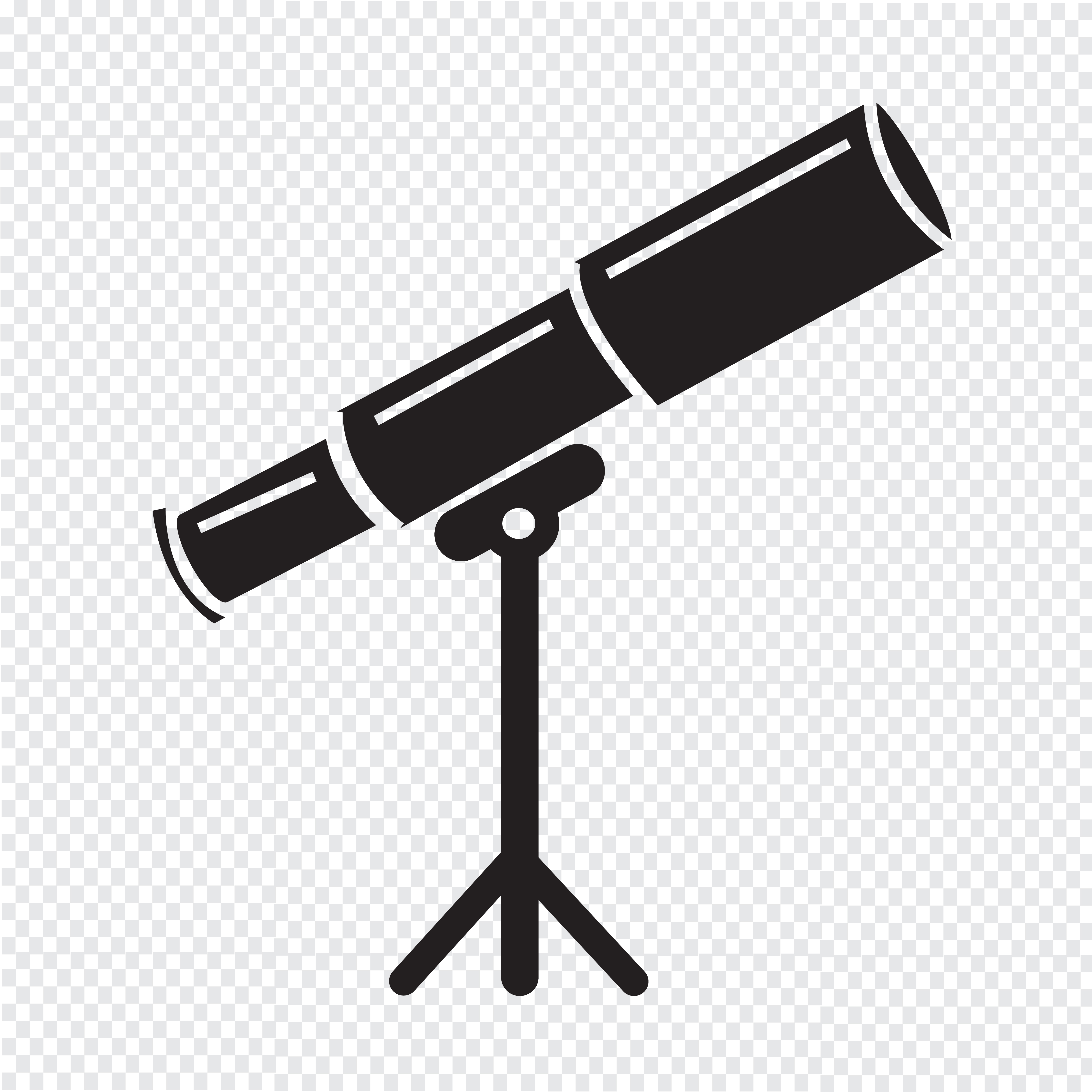 Telescope Icon symbol sign 649001 Vector Art at Vecteezy