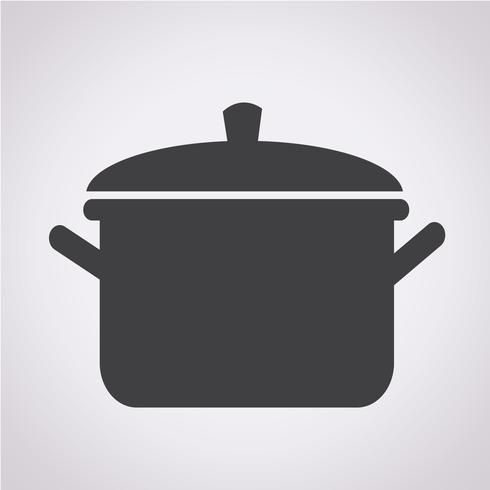 pot icon  symbol sign vector