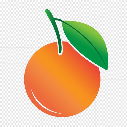 Orange icon  symbol sign vector