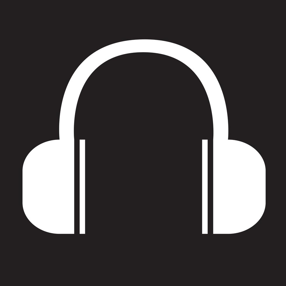 Icono de auriculares símbolo de signo 649335 Vector en Vecteezy