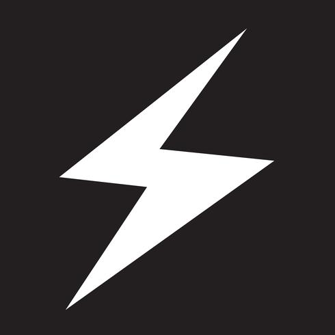 lightning icon  symbol sign vector