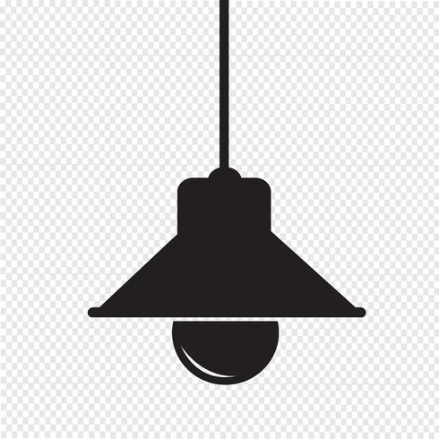 Lamp icon  symbol sign vector