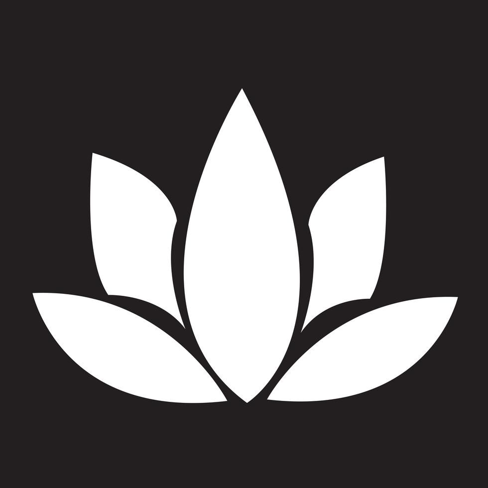 lotus icon symbol sign 649401 Vector Art at Vecteezy