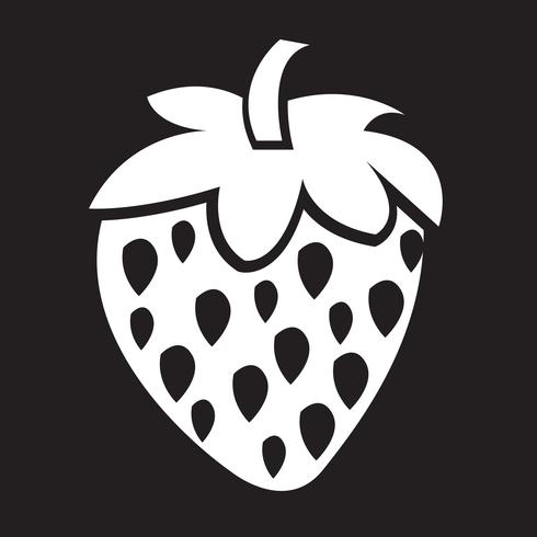 strawberry icon  symbol sign vector