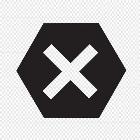 Error Icon  symbol sign vector