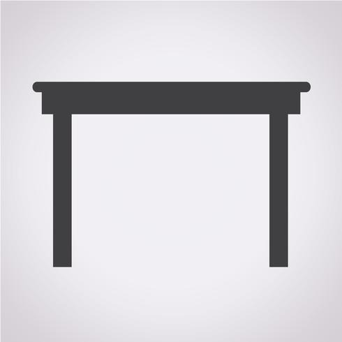 Table Icon  symbol sign vector