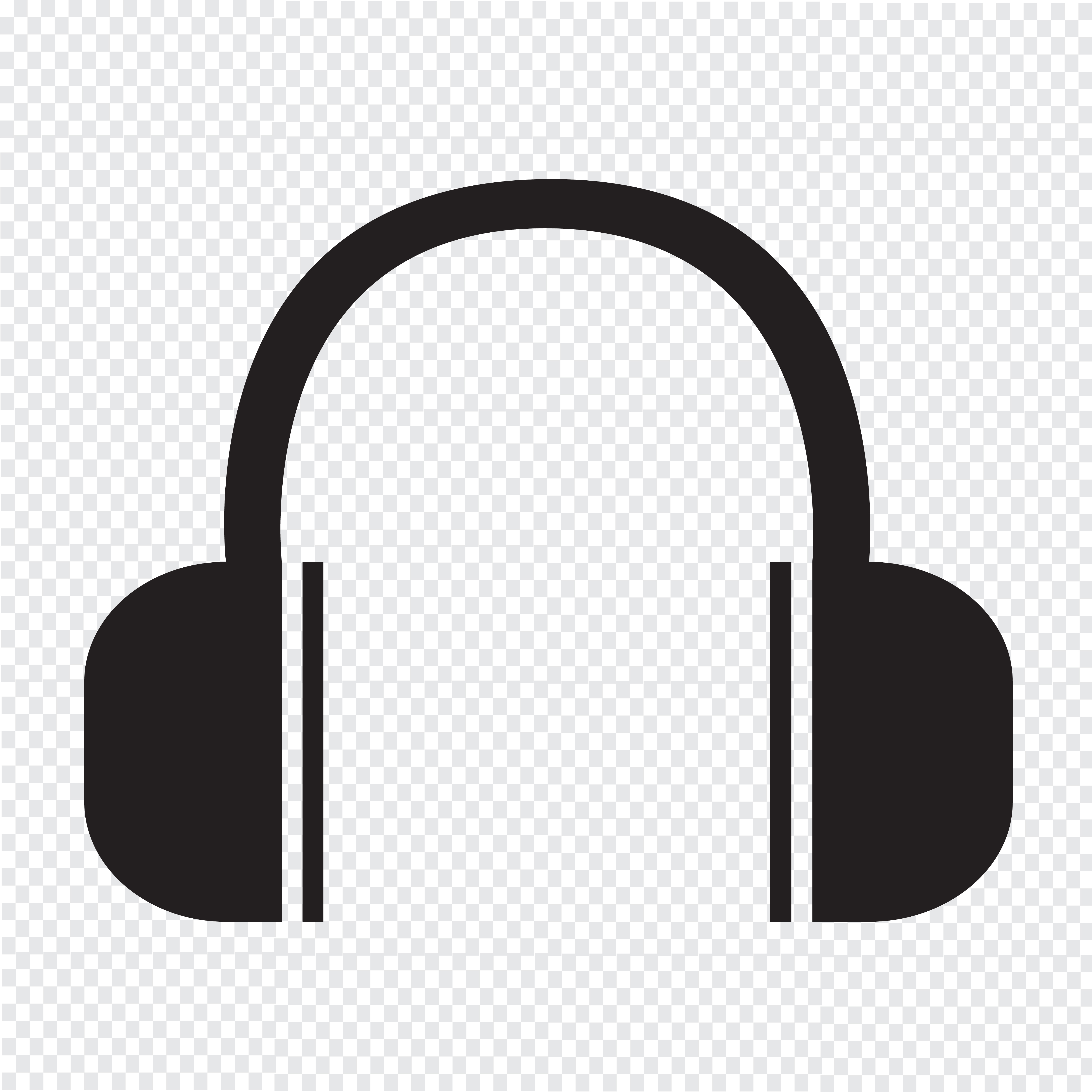 Headphones Icon symbol sign 649621 Vector Art at Vecteezy