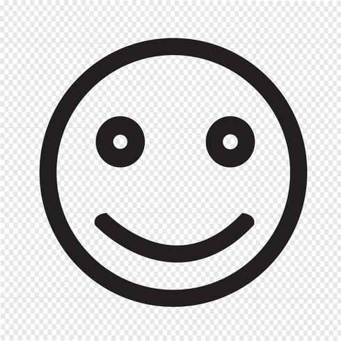 Smile Icon  symbol sign vector