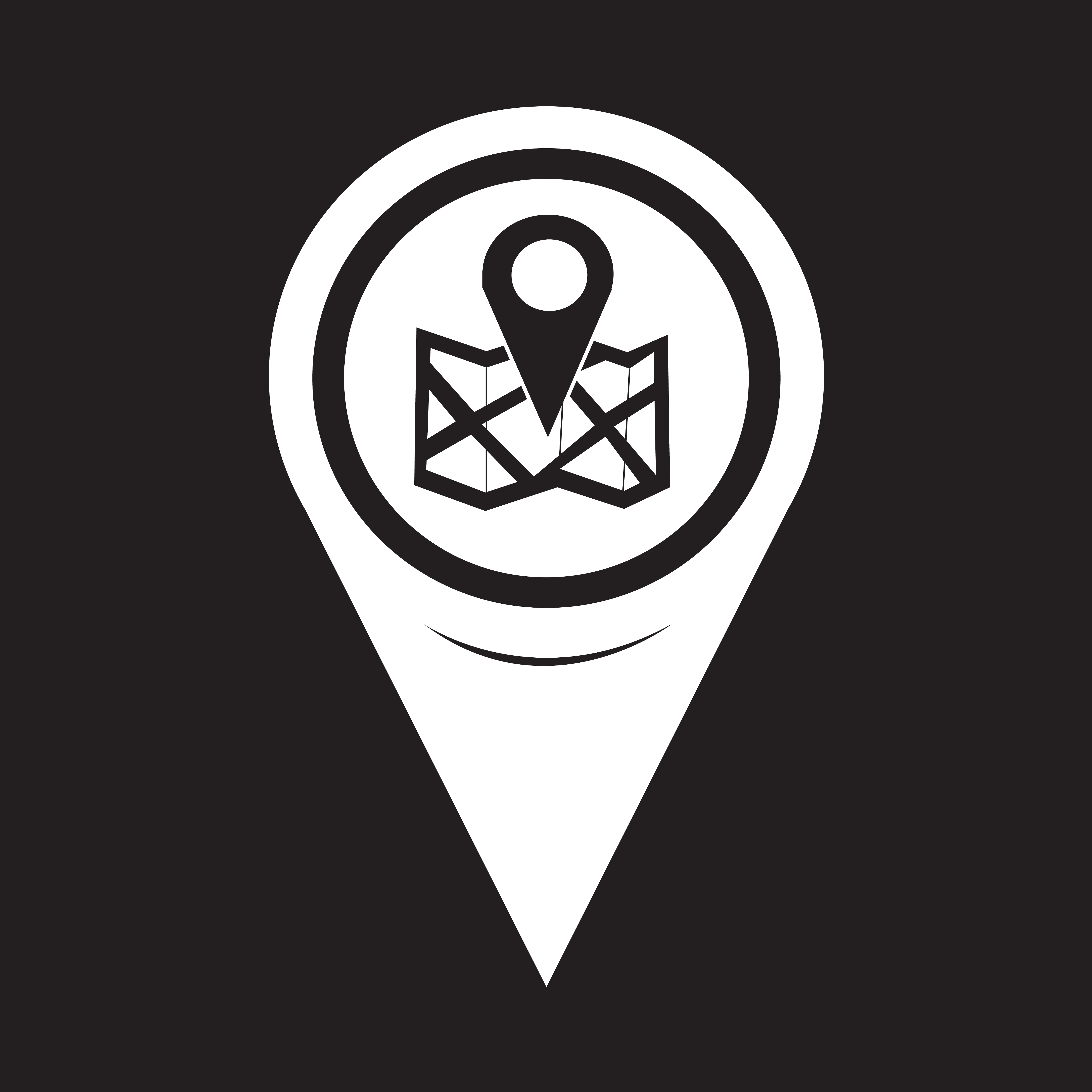 Map Pointer location icon 649665 Vector Art at Vecteezy