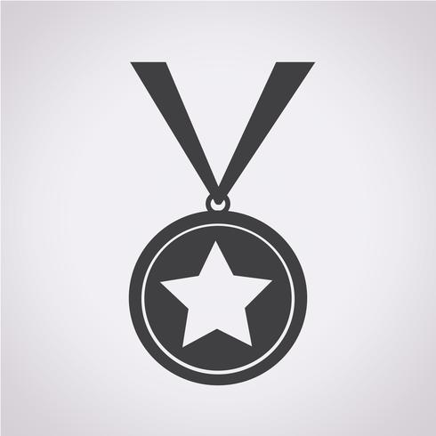 medal icon  symbol sign vector