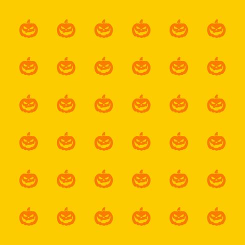  Scary pumpkin pattern background for Halloween vector