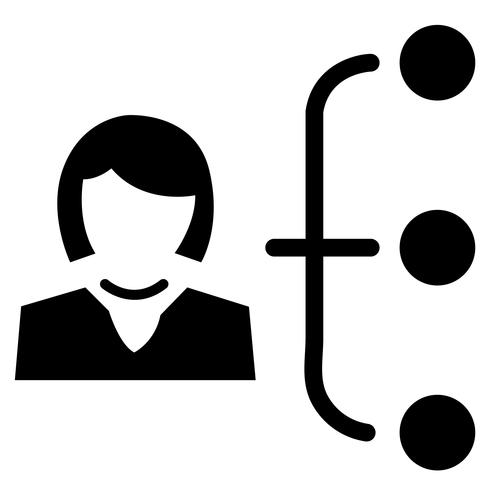 Business Hierarchy Icon vector