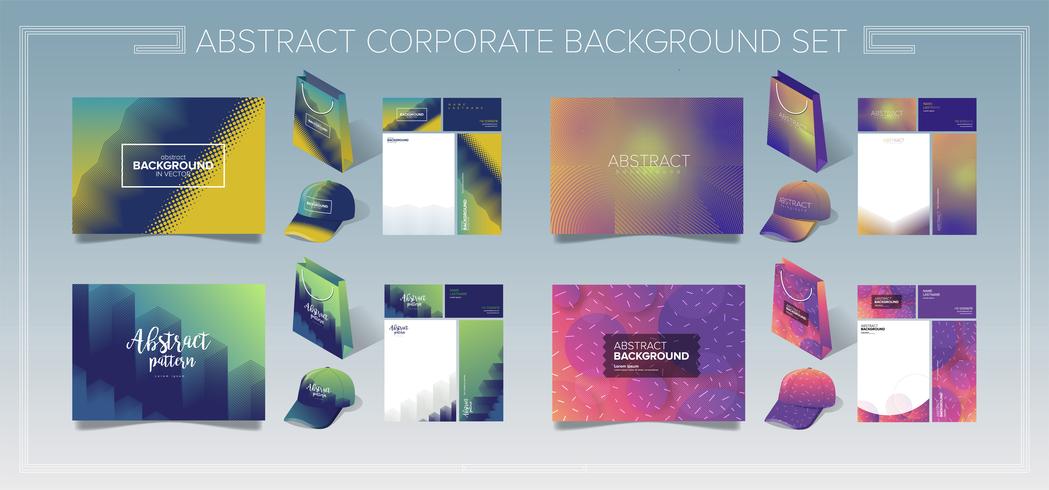 Corporate Identity Template Set vector