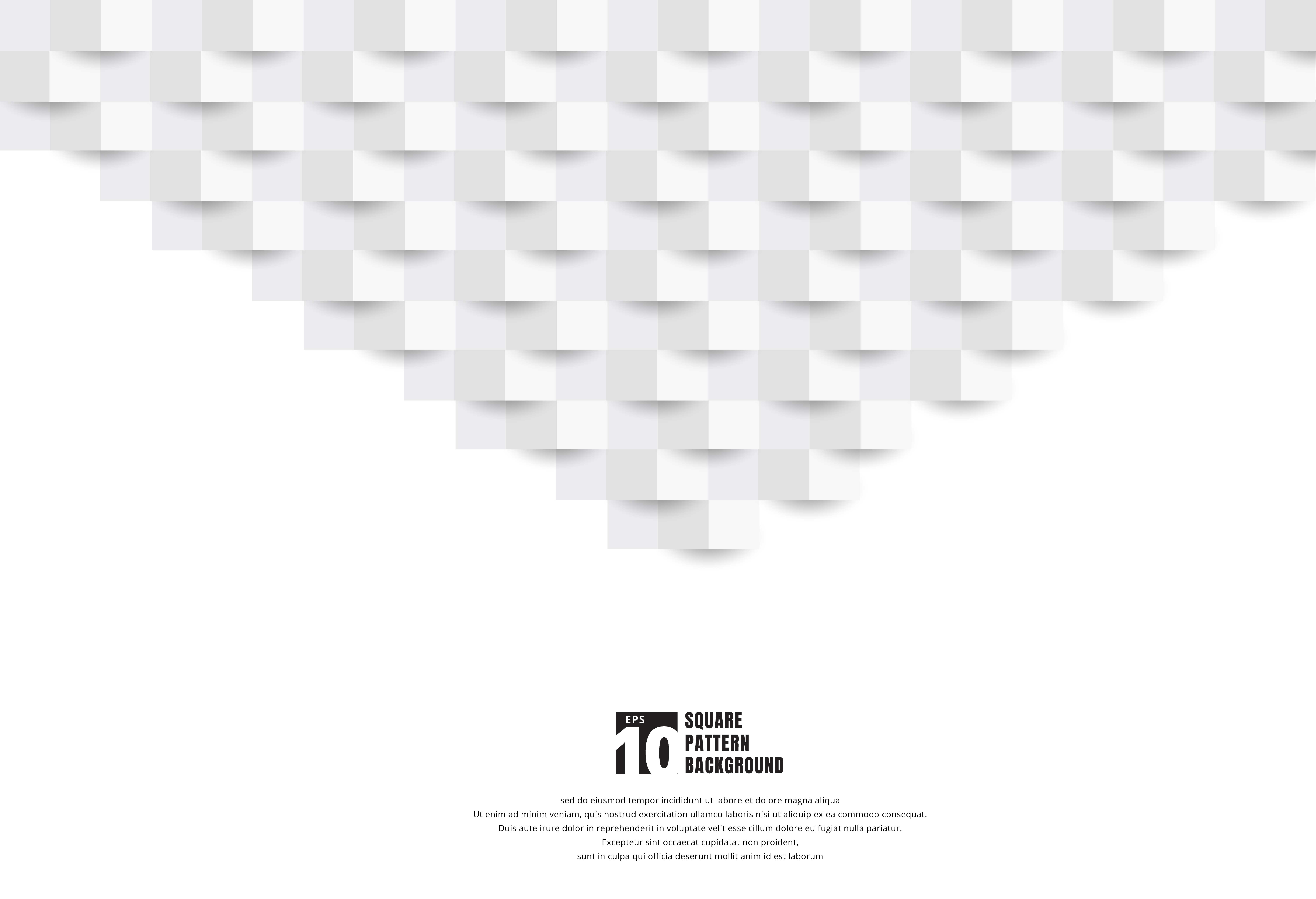 Abstract 3d White Paper Art Style Texture And Background With Copy Space Geometric Squares Pattern With Shadow You Can Use For Cover Design Book Brochure Presentation Poster Cd Flyer Website Etc 650067