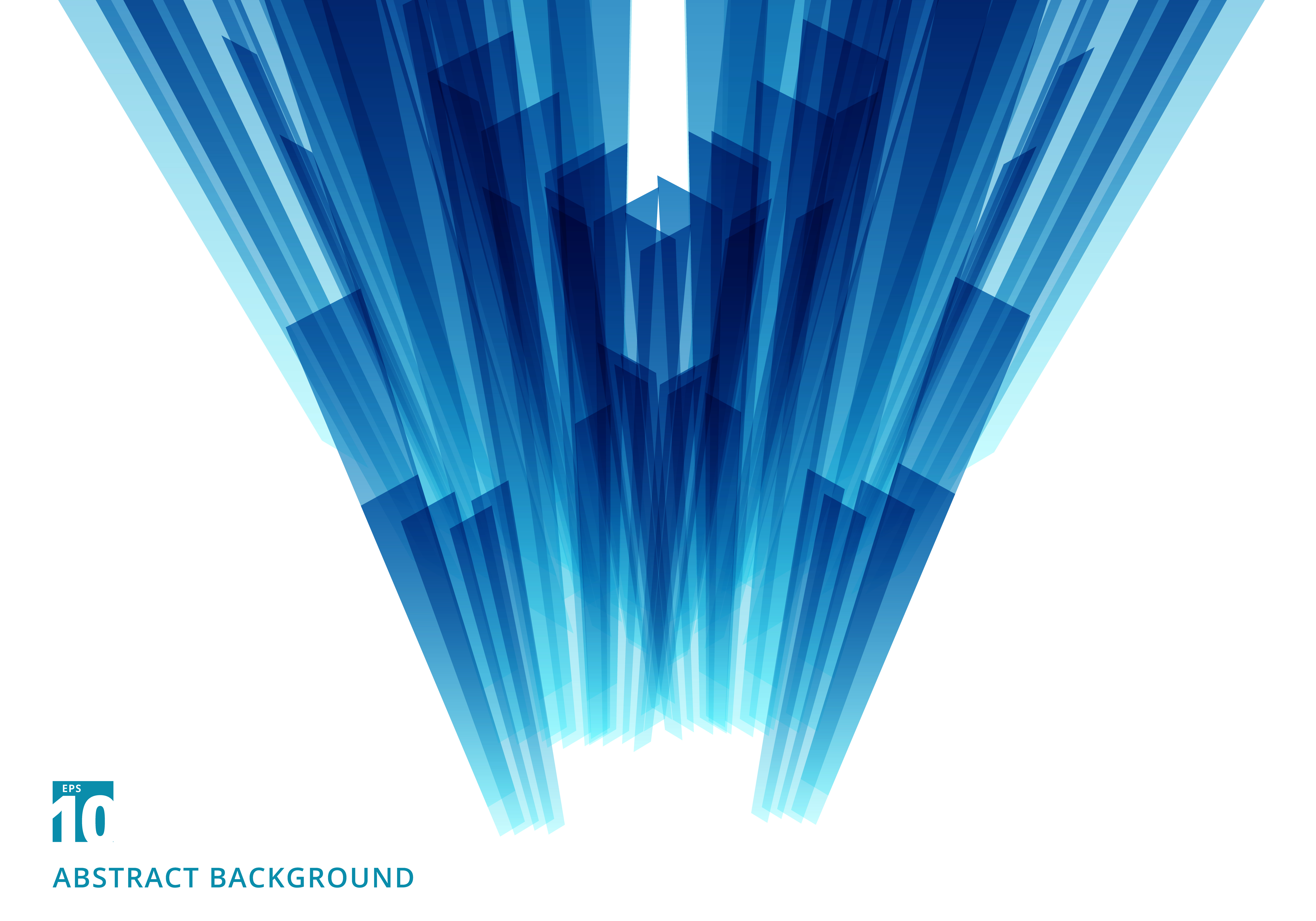 Abstract motion geometric shiny blue overlapping technology concept