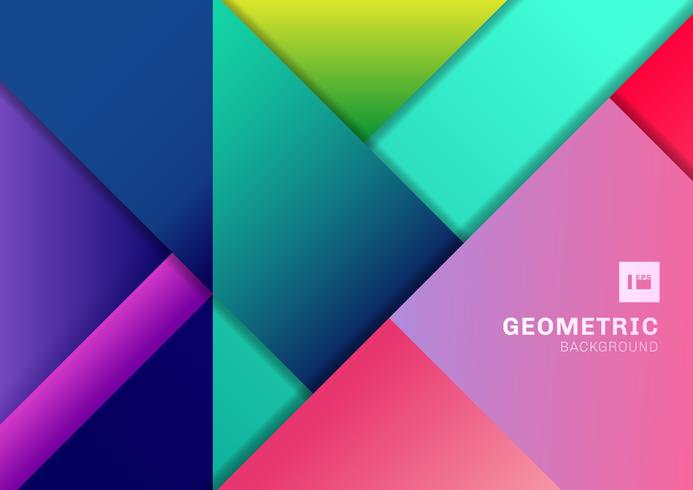 Abstract Colorful Geometric 3d Dimension Background Download