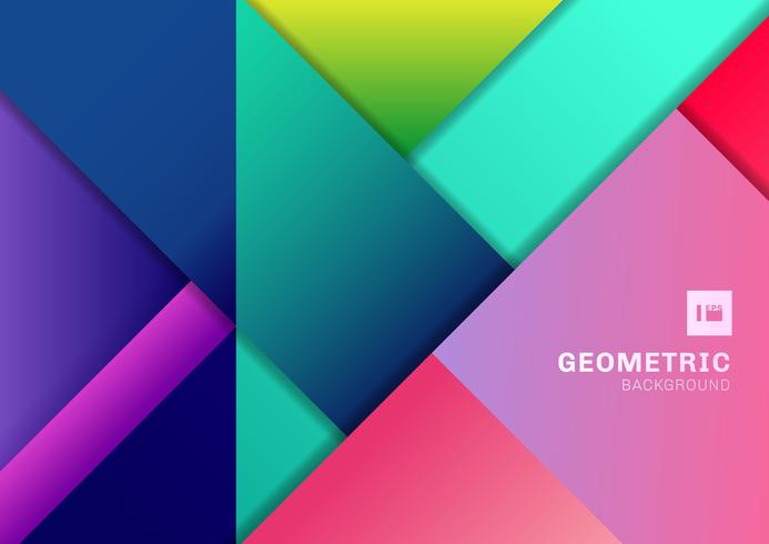 Abstract colorful geometric 3D dimension background.  vector