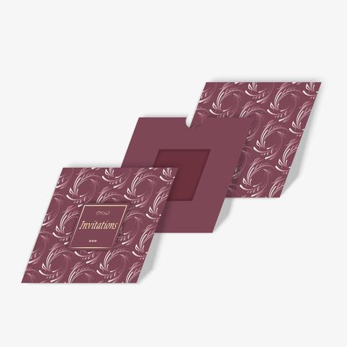 Envelope for the invitation. Beautiful, stylish design vector