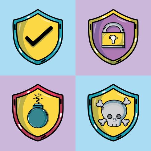 set programmer data information technology vector