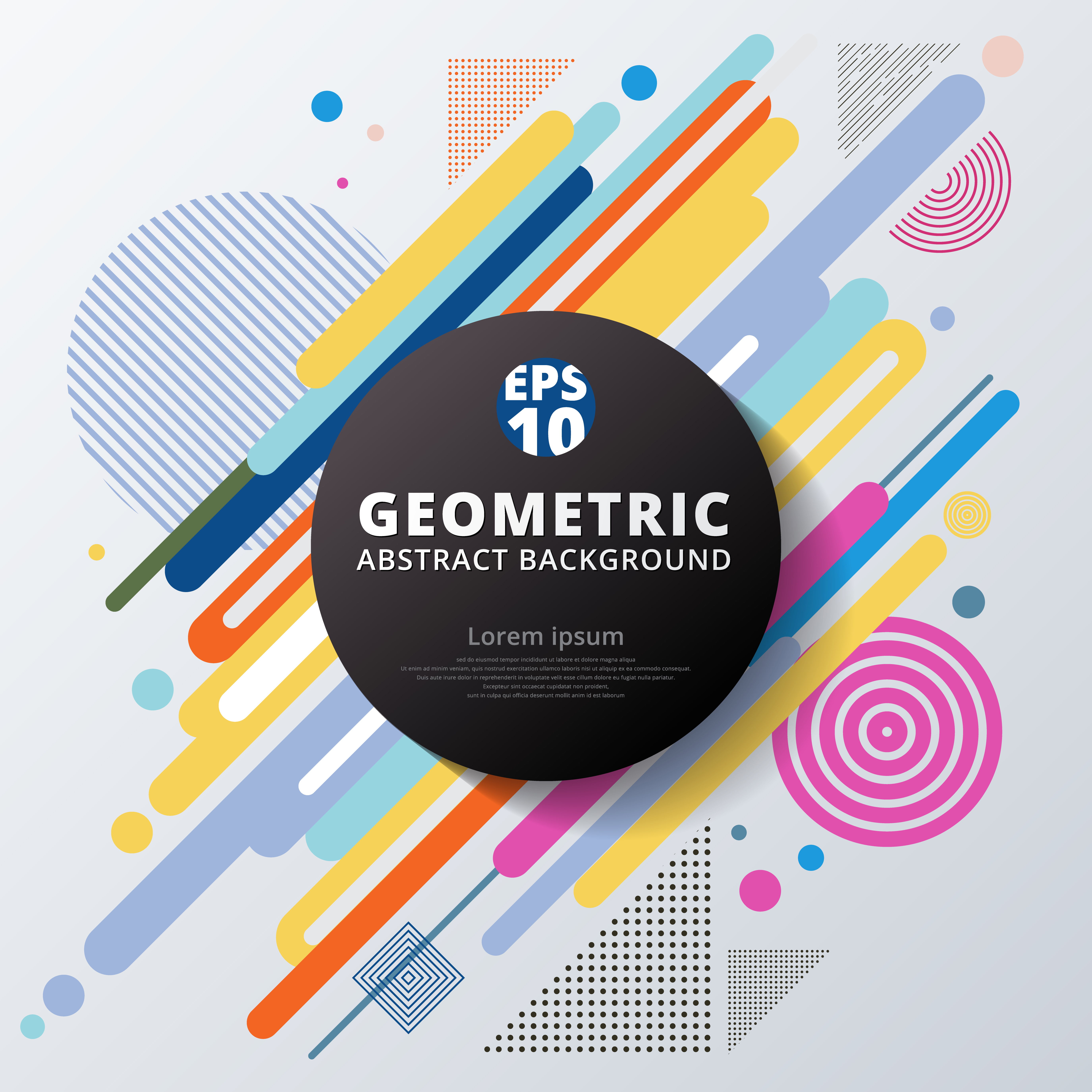 Abstract Colorful Color Circle Geometric Pattern Design And Background Download Free Vectors Clipart Graphics Vector Art Find & download free graphic resources for geometric pattern. vecteezy