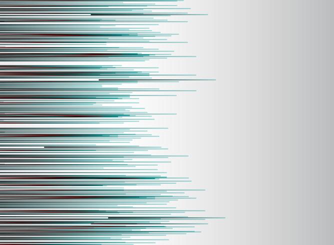 Abstract Technology Lines Horizontal Red And Blue Color Speed
