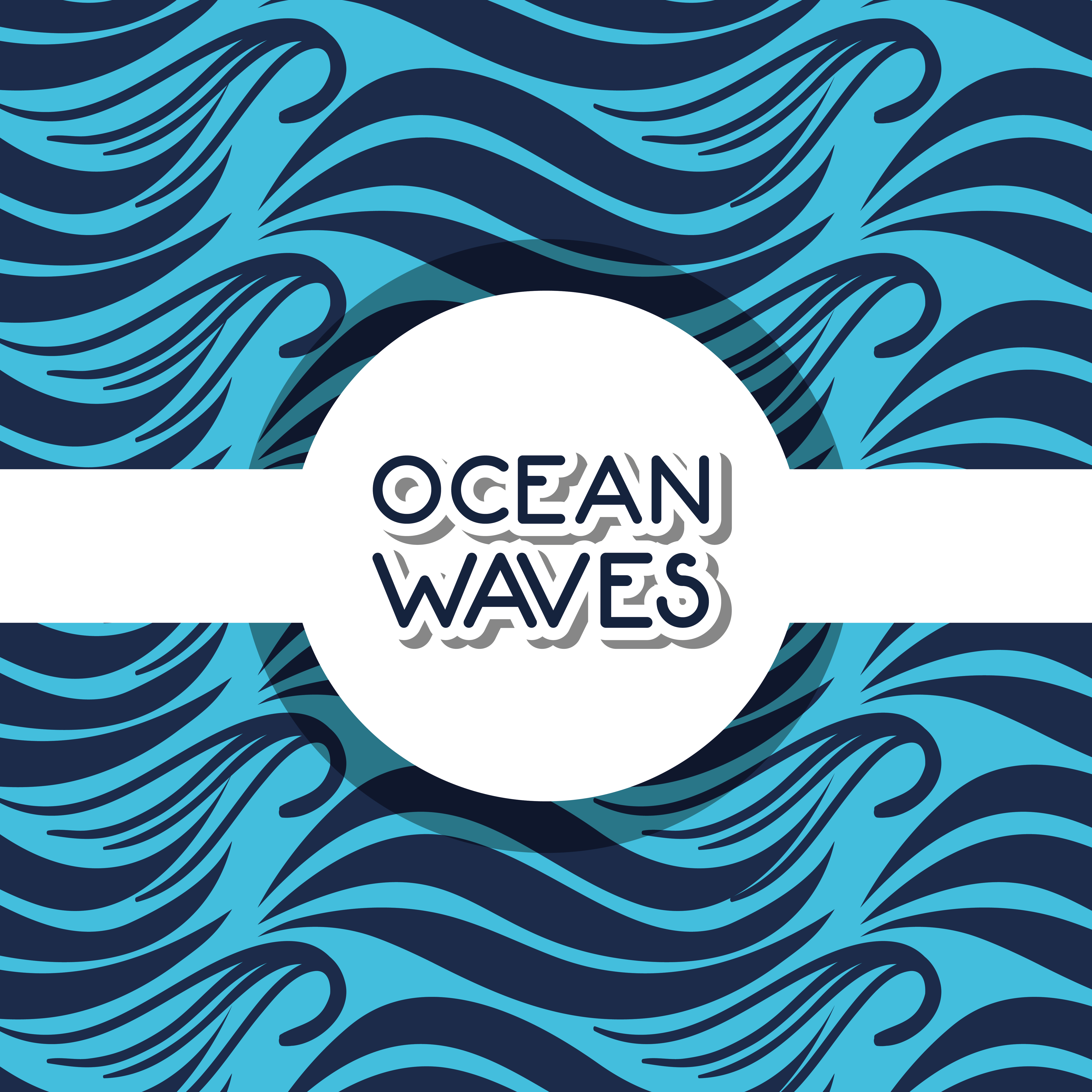 Download natural ocean waves background design 651269 Vector Art at ...