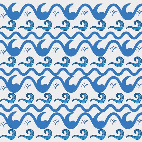 diseño de fondo de las olas del océano natural vector